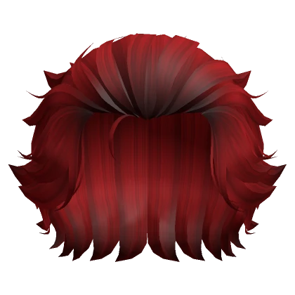 Swept Back Vampire Hair in Red