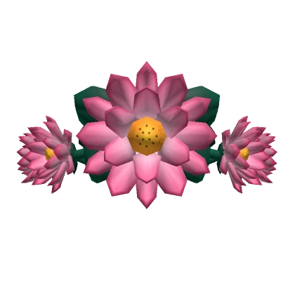 Pink Lotus Tiara