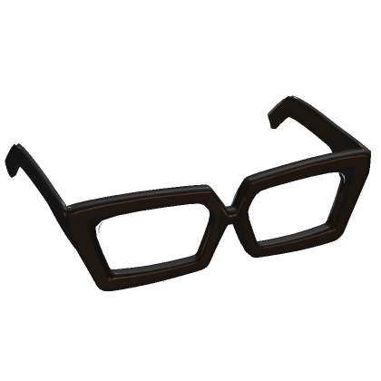 Brown - Oversized Cat Eye Glasses