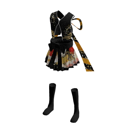 Arranged Miko Kimono – Kurotomesode✨