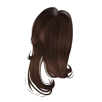 Elegant Long Side Part in Brown