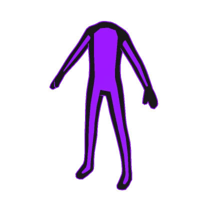 Black Purple Double Outline Avatar