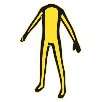 Black Yellow Double Outline Avatar