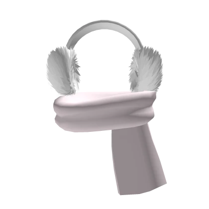 Pink Winter Earmuffs + Scarf