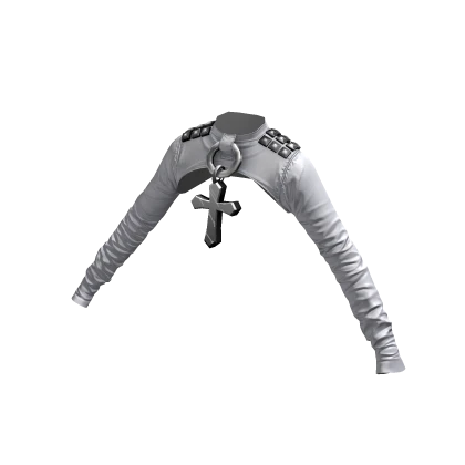 Goth Y2K Shrug White