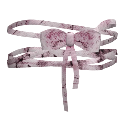 Pink Ribbon Dirty Shoulder Bandages [Left]