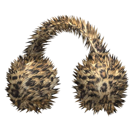 Leopard Fur Earmuffs