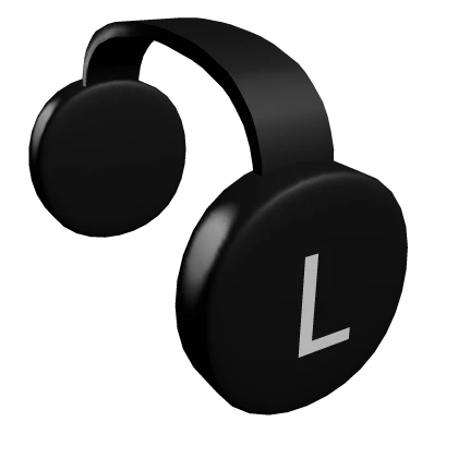 Shiny Black Clockwork Headphones