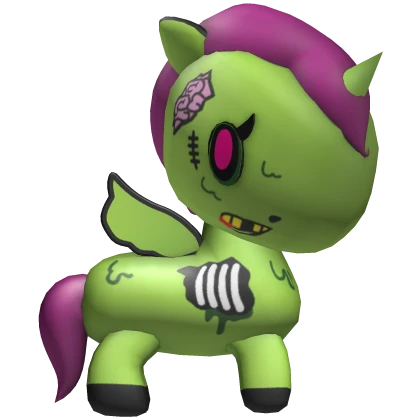 adorable Zombie Unicorno Friend