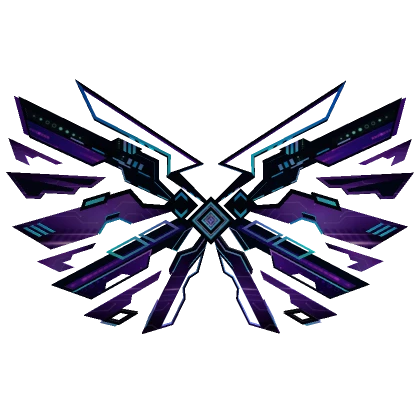 Cyber Battle Wings (Neon Purple)