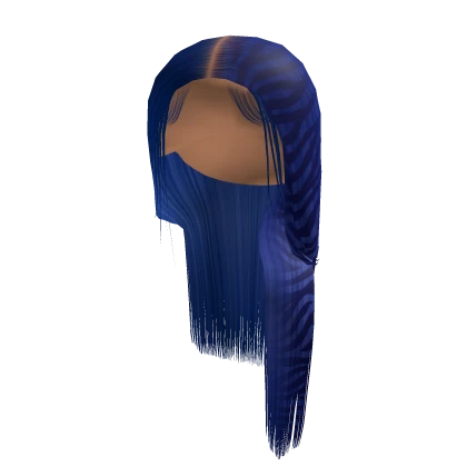 Middle Part [Blue w/ Print]
