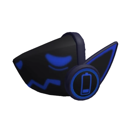 Dark Blue Protogen Digi Visor