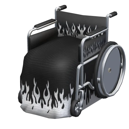 white flame wheelchair