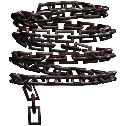 Head Wrapped Silver Blood Chain