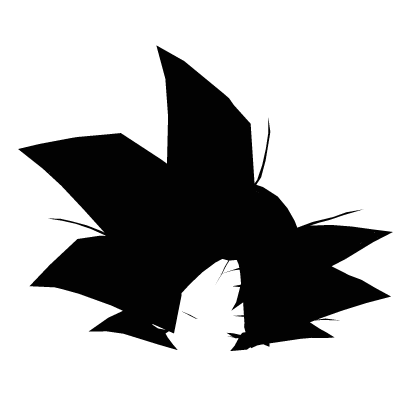 Base Goku Hair - DBZ Buu Saga (Glow)