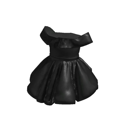 Black Ruffle Dress