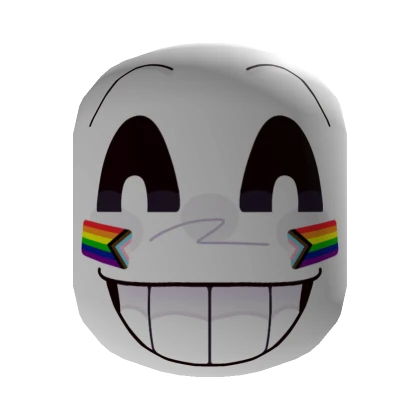 Prideful Happy Face [Institutional White]