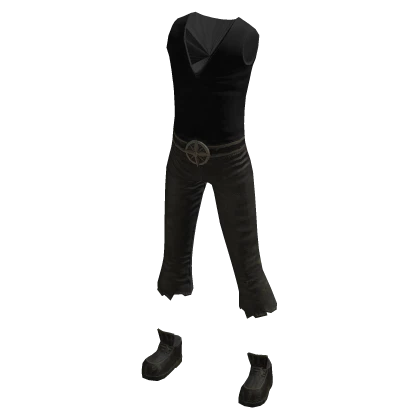 Pirate Shark Suit top, pants and shoes