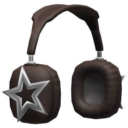 brown headphones