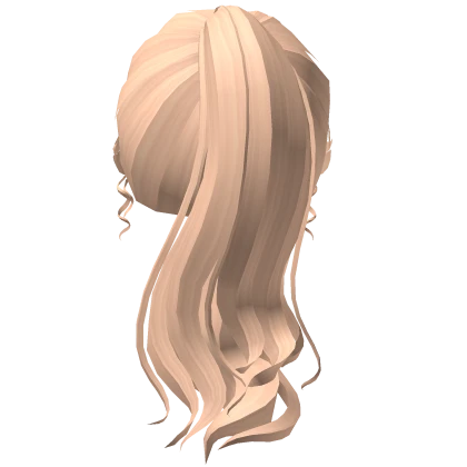 Elegant Blonde Wavy Ponytail v.2