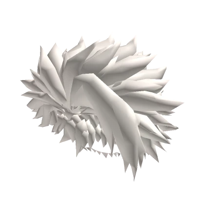 Spikey Anime Hair (white)