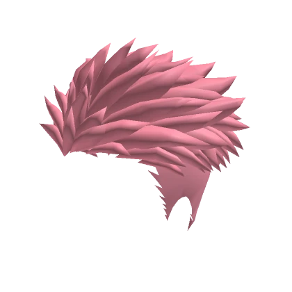 Slick Back Spikey Hair (pink)