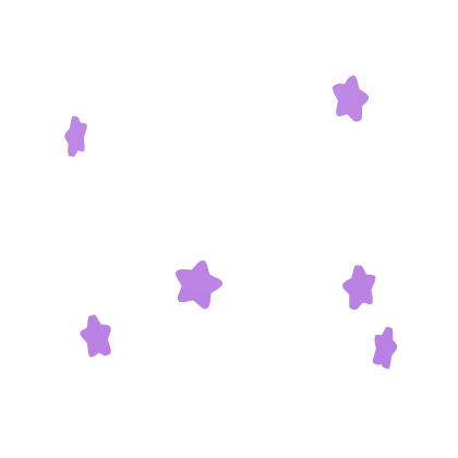 Star Face Pimple Patch Stickers - Purple