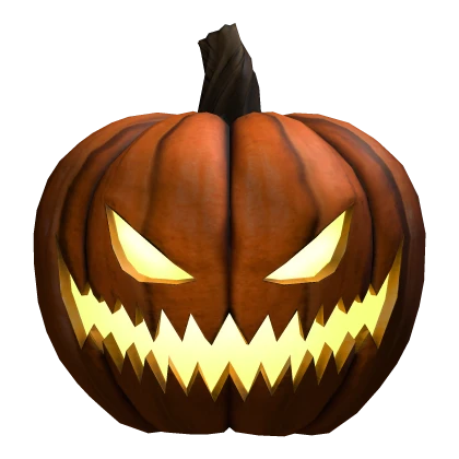 Glowing Halloween Pumpkin Head