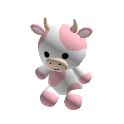 Adorable Huge Pink Cow Plushie (Hand)