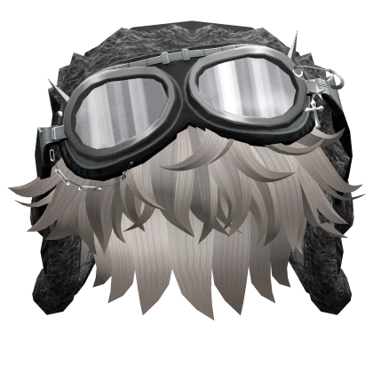 Ash Cool Messy Boy Hair w/ Y2K Goggles Ushanka