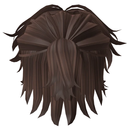 Anime Messy Tied Ponytail - Brown