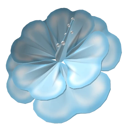 Nostalgic Hibiscus Hair Decors (Blue)