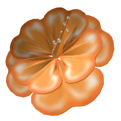 Nostalgic Hibiscus Hair Decors (Orange)