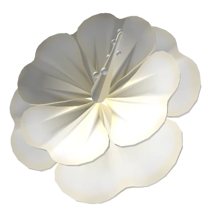 Nostalgic Hibiscus Hair Decors (White)