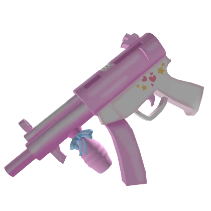 Video Game Aesthetic AK-45 Gun [Pastel]