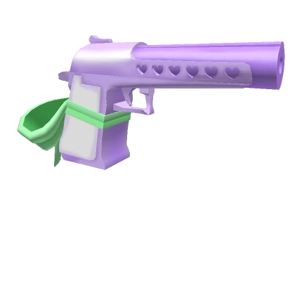 Video Game Aesthetic Pistol Gun [Pastel Goth]