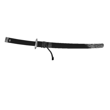 Waist Back Dark Katana