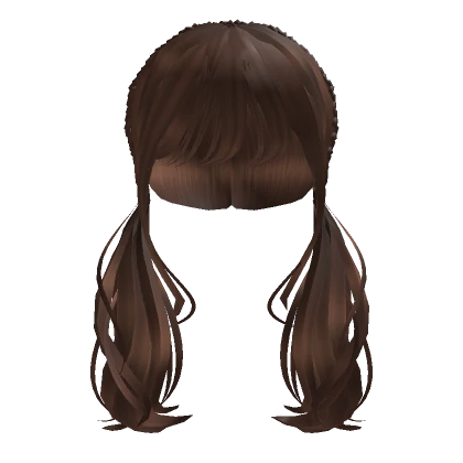 Kawaii Braided Pigtails (Brown)