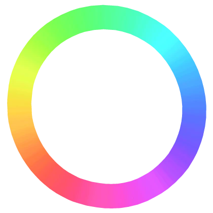 Rainbow Colorwheel Halo 