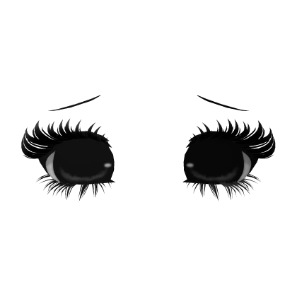 𖹭: cute dollie eyes with lashes + eyebrows