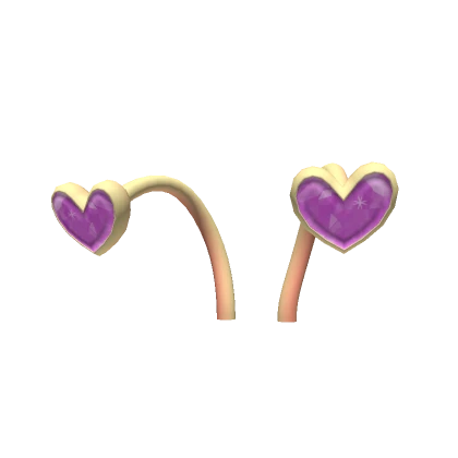 Pink Diamond Heart Antennae