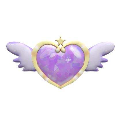 Purple Diamond Heart Backpack