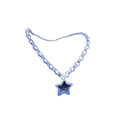 3.0 Blue Star Necklace