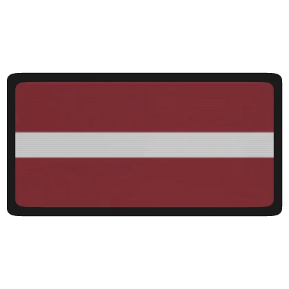 Shoulder Patch: Latvia Flag