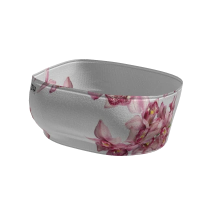 ☆ White Floral crop top