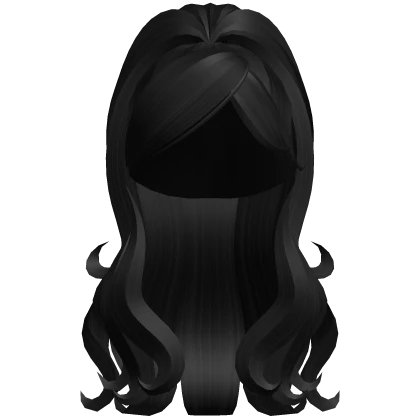 🤍 stylish curly high ponytail black