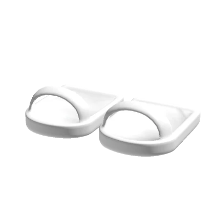 White Slides Sandals 3.0