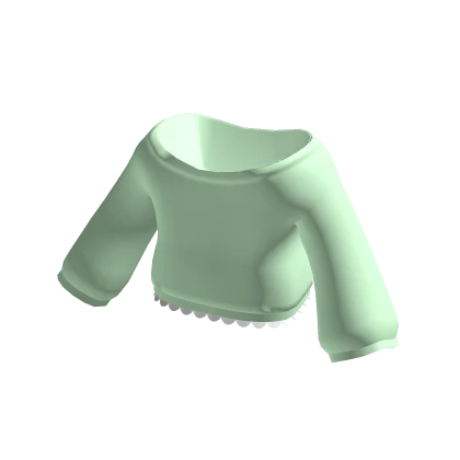 3.0 Pastel Green Cute Sweater