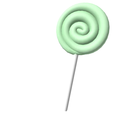 Simple Swirl Lollipop Green