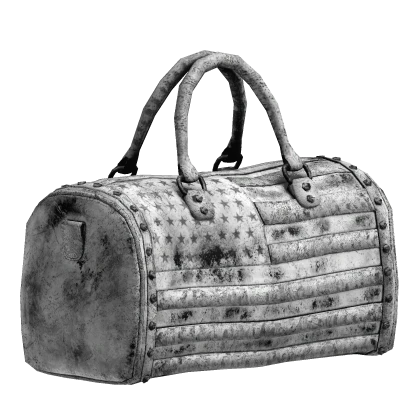 White American Flag Duffle Bag